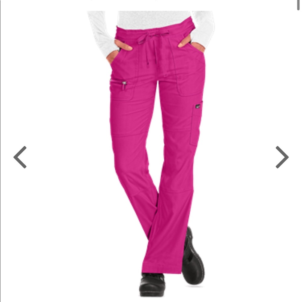 koi Lite Peace Women's 6-Pocket Drawstring Waist Slim Fit STRETCH Scrub Pants